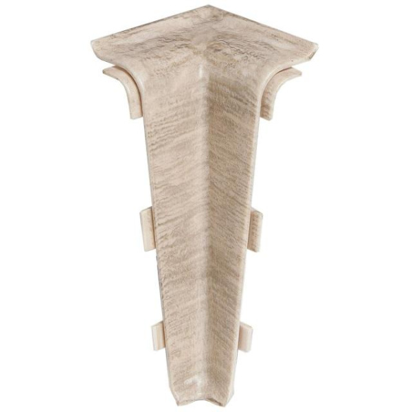 Угол внутренний для плинтуса ПВХ Arbiton Indo 70 16 Дуб Кавказский 2 штуки